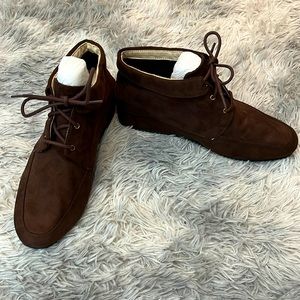 NWOT Moccasin Wedge Booties